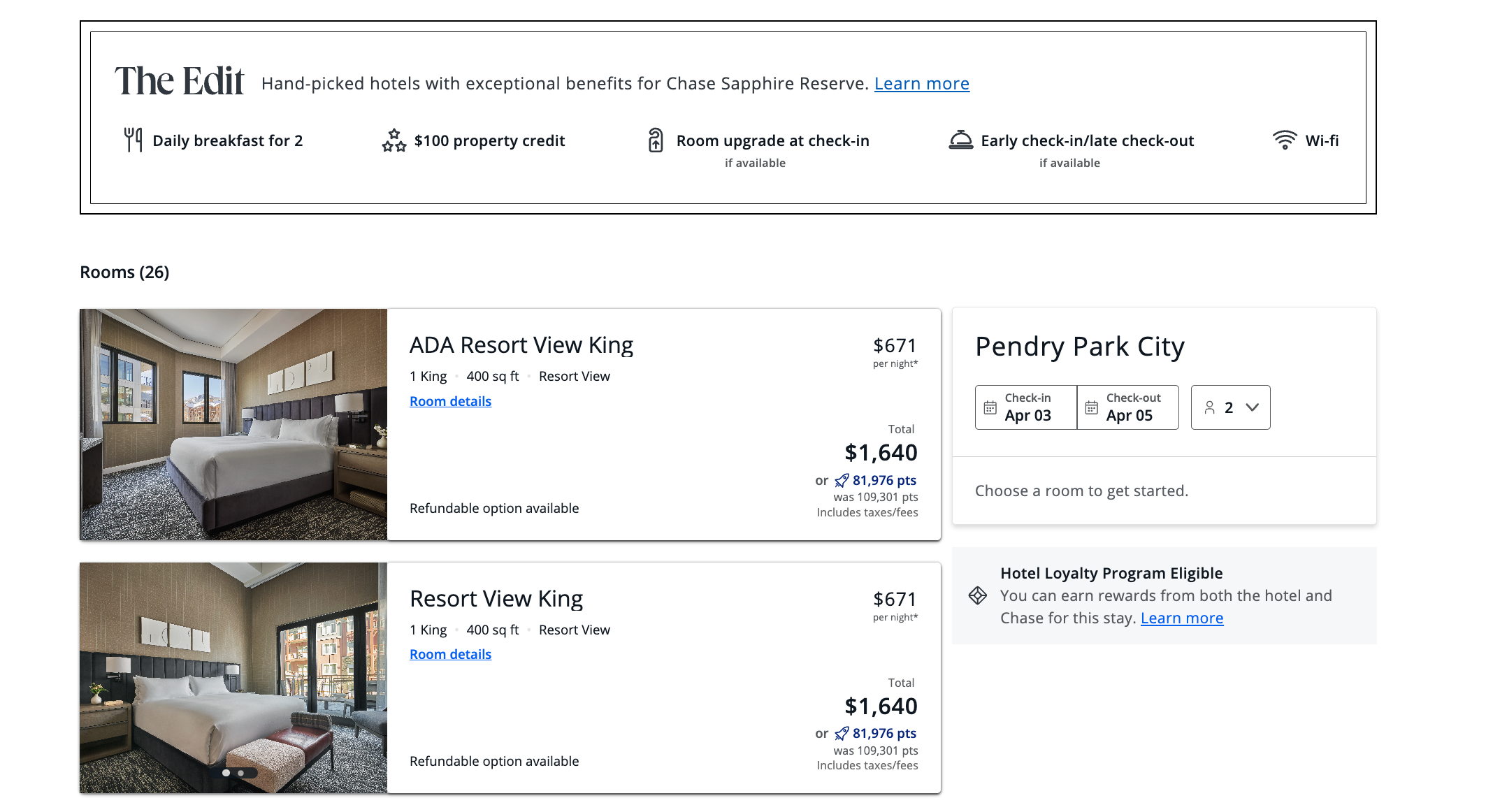 The Pendry via Chase Travel